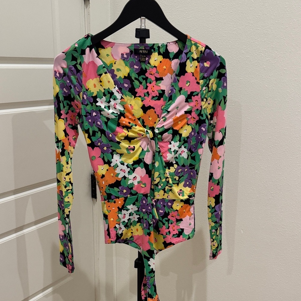 AFRM Multicolor Floral Long Sleeve‎ Blouse